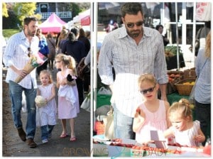 Ben Affleck shops with daughters Seraphina and Violet copy