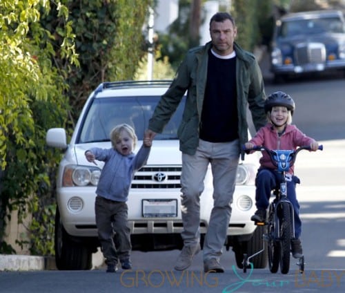 Liev Schreiber and Kids