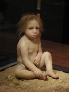 Neanderthal child image via phuturenews