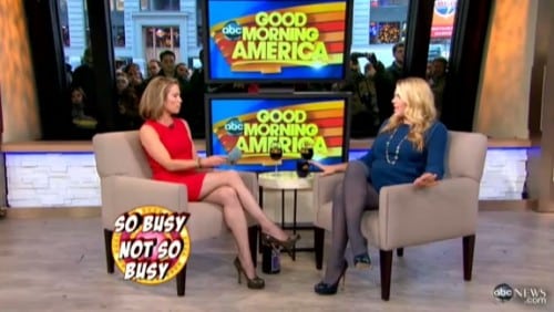 Pregnant Busy Philipps on Good Morning America!