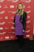 Pregnant Kristen Bell at the Lifeguard premiere Sundance