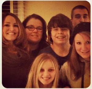 Rosie O'Donnell with Michelle Rounds and children, Parker, Chelsea, Blake and Vivienne