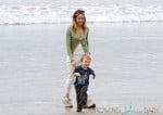 Sheryl Crow Seen At The Beach With Her Children