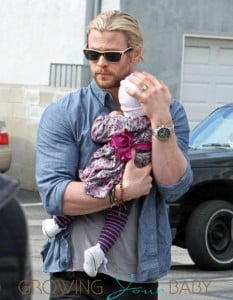 Chris Hemsworth & Elsa Pataky Take India Out For Lunch At Kreation Kafe