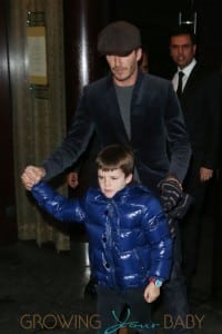 David Beckham takes sons Brooklyn, Romeo and Cruz, for dinner with Tana Ramsay and her children at Tamarind restaurant in London