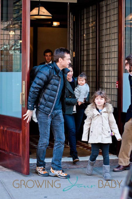 Jason Bateman And His Family Leave Their Hotel