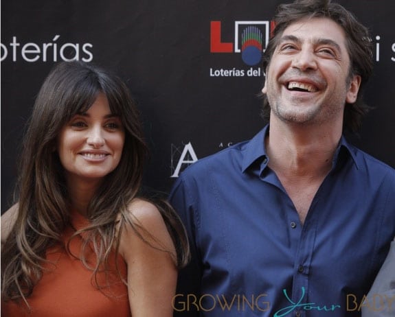 Javier Bardem and actress Penelope Cruz Walk of fame Spain