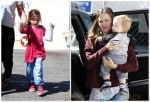 Jennifer Garner out with son Samuel and Seraphina Affleck