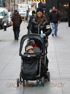 Jillian Michaels Takes A Walk With Her Children