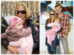 Mira Sorvino and her husband Christopher Backus take their daughter Lucia on a vacation in Vienna
