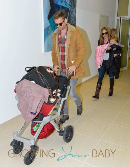 Mira Sorvino & Family Take A Vienna Vacation