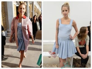 Peaches Geldof at Vivienne Westwoods RED Label show on Sunday