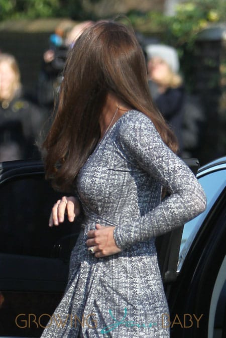 Catherine, Duchess of Cambridge arrives at Hope House