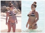Pregnant Coleen Rooney in Barbados