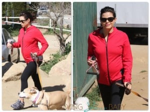 Pregnant Jenna Dewan hiking out in LA