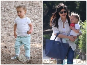 Selma Blair out at the Park with her son Arthur