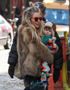 Sienna Miller Out With Her Daughter In NYC