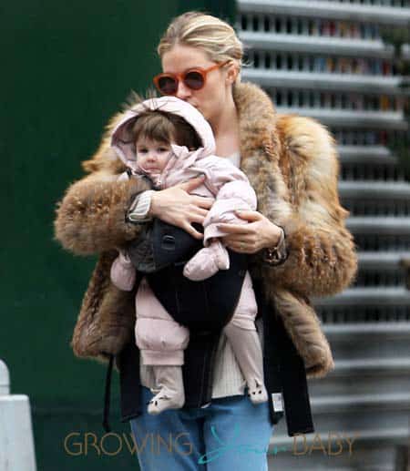 Sienna Miller Out And About With Her Daughter In NYC