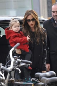 Victoria Beckham Takes Daughter Harper Shopping in Paris