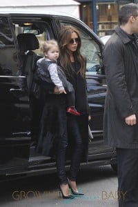Victoria Beckham Takes Daughter Harper Shopping in Paris