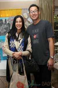 **EXCLUSIVE** A pregnant Lisa Ling attends Jayneoni's Boom Boom Room Gifting Suite at the Peninsula Hotel in Beverly Hills