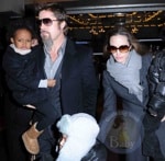 Angelina Jolie and Brad Pitt take kids to the Bway show of Mary Poppins