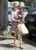 Charlize Theron Takes Son Jackson for a Trim