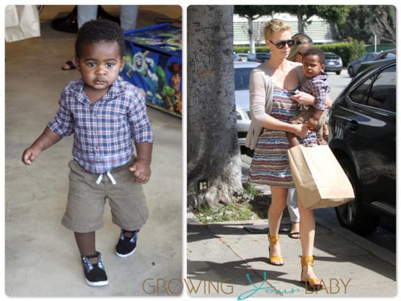 Charlize & Jackson Theron out in LA