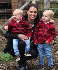 Danielle O'Hara with sons Archie and Harry