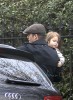 David Beckham Runs Errands With Daughter Harper