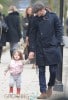 David Beckham & daughter Harper out in London
