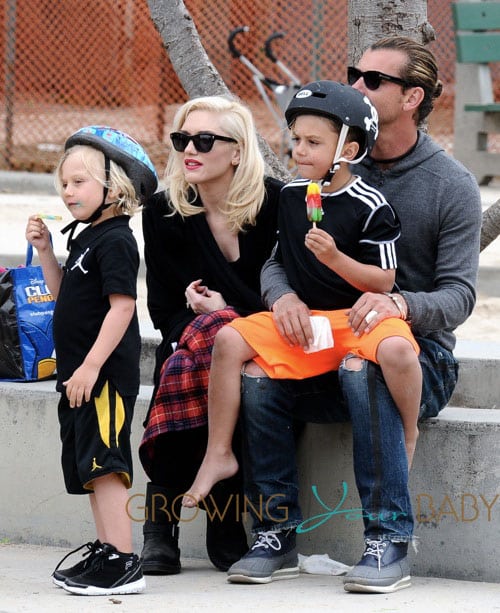 Gwen Stefani With Family