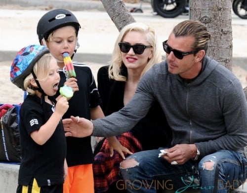 Gwen Stefani With Family