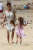 Halle Berry and Olivier Martinez take her daughter Nahla for a stroll on the beach in Hawaii
