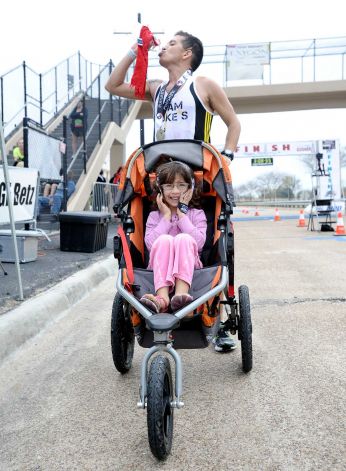 Iram Leon with daughter Kiana