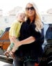 Pregnant actress and singer Jessica Simpson and sister Ashlee Simspon take their children Maxwell Johnson and Bronx to Don Cuco Mexican Restaurant in Studio City