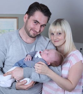 Katy Slade with daughter Beatrix