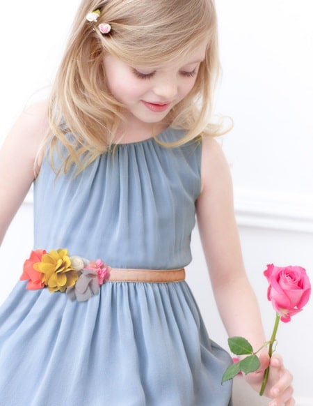 Mini Boden Rose Corsage Dress