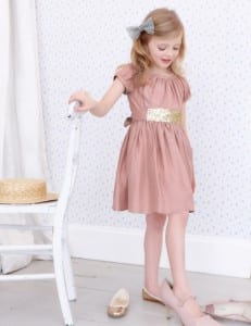 Mini Boden Sequin Sash Dress