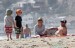 Naomi Watts seen with family and some friends at the beach in Los Angeles