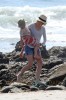 Naomi Watts seen with family and some friends at the beach in Los Angeles