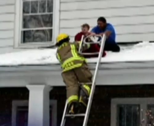 Niagara resident Antwan Moore rescues toddler on roof