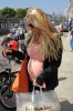 Jessica Simpson, recently confirming she is expecting a boy, shops at Bel Bambini Baby Boutique in Los Angeles