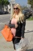 Jessica Simpson, recently confirming she is expecting a boy, shops at Bel Bambini Baby Boutique in Los Angeles