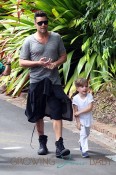 Ricky Martin, Matteo Martin at the Taronga Zoo