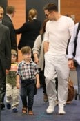 Ricky Martin and his kids arrive in Sydney, Australia