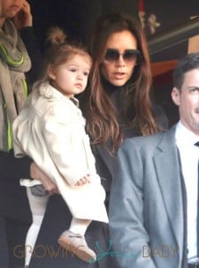 Victoria Beckham and family cheer for David Beckham in Paris