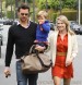 Ali Larter, Hayes MacArthur and son Theodore spotted leaving the birthday party of Rachel Zoe's son Skyler in Beverly Hills, CA