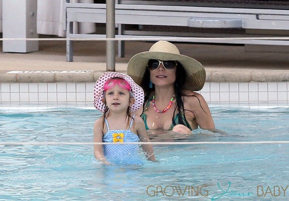Bethenny Frankel Puts Her Divorce Drama Behind Her As She Relaxes In A Bikini With Daughter Bryn Hoppy In Miami