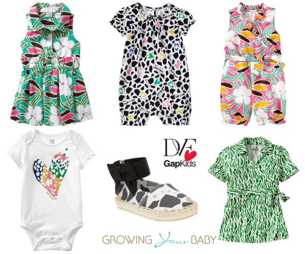 DVF baby collection GAP - Growing Your Baby
